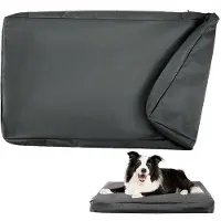 OEM Housse de lit pour chien lavable, noire, taille S, 76 x 51 x 10 cm, lavable, amovible