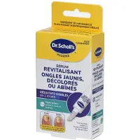 Scholl Dr. 's Sérum Revitalisant Ongles Jaunis, Décolorés ou Abîmés - Triple Action: éclaircit, lisse, et hydrate 10 ml Concentré
