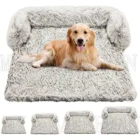 OEM Lit pour chien XXL beige 110 x 100 x 15 cm, lavable