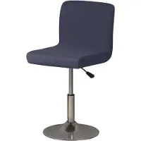 OEM Lot de 4 housses pour tabourets de bar, bleu marine