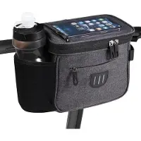 OEM Grande sacoche de vélo - Sacoche de voyage pour vélo - Sacoche transparente de 16,5 cm avec bandoulière