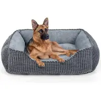 OEM Lit pour chien XXL, moelleux et lavable, dimensions : 106 x 80 x 23 cm
