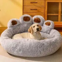 OEM Lit pour chien en matière douce, pour chiens de petite et moyenne taille - Coussin douillet pour chats et chiens, idéal pour dormir en hiver - Conception antidérapante