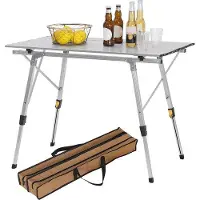 OEM Table pliante en aluminium, réglable en hauteur, 90 x 52 cm