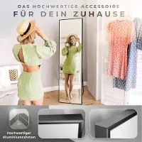 OEM Grands miroirs décoratifs sur pied avec cadre