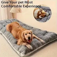 OEM Grand panier pour chien en peluche ultra-doux, en fibres de polyester, adapté aux chiens de petite, moyenne et grande taille.