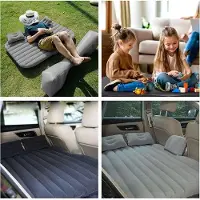 OEM Lit gonflable pour voiture, gris, confortable, avec pompe électrique, pour le camping