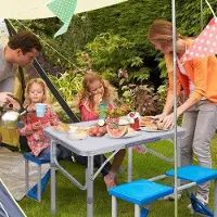 OEM Table de camping pliable en aluminium, légère, pour le plein air et les pique-niques