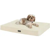 OEM Lit orthopédique pour chien, 8 cm d'épaisseur, beige, imperméable et antidérapant