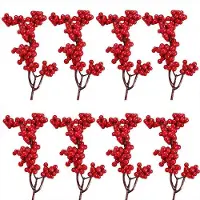OEM Décoration de Noël artificielle, 20 pièces, rouge, avec des mini-boules