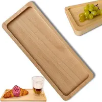 OEM Plateau de table en bois polyvalent auReproduction moderne - 1 pièce - carré - 30 x 12 cm