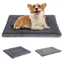 OEM Lit orthopédique pour chien, coussin lavable, gris, 76 x 50 cm
