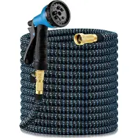OEM Tuyau d'arrosage flexible, double couche de latex, très résistant, pour l'arrosage du jardin
