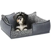 OEM Lit orthopédique pour chien, petit à moyen, 45 x 32 cm, anthracite