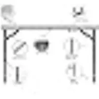 OEM Table pliante robuste de 122 cm pour le camping, le jardin, les pique-niques, l'intérieur et l'extérieur, pliable, avec poignée de transport