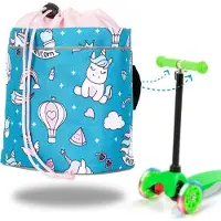 OEM Sac licorne pour vélo d'enfant, bleu-turquoise, universel