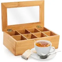 OEM Boîte en bambou à 8 compartiments : décorative et durable