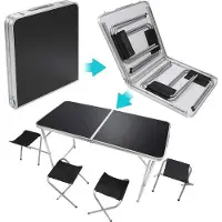 OEM Table pliante à hauteur réglable pour le camping et les festivals