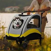 OEM Poussette et siège auto 2-en-1 pour chien, capacité de 20 kg
