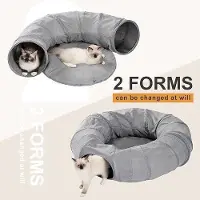 Markenlos Tunnel pour chats / Meilleurs jouets pour chats - durable 33 x 32 x 14 cm