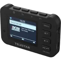 Telestar TOP CAR 2, appareil numérique, compatible DAB, DAB+, FM, lecteur MP3 et WMA, écran LCD de 6,1 cm (2,4 pouces), couleur noire