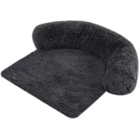 Famanu Coussin pour chien pour canapé, lit pour chien, gris, moelleux