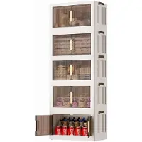 OEM Boîtes de rangement empilables à roulettes, lot de 5, multifonctionnelles