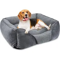 OEM Petit panier moelleux pour chien, anti-anxiété et antidérapant, 51 x 48 x 15 cm