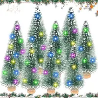 OEM Petite décoration de Noël composée de 9 éléments en sapin artificiel vert