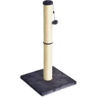 Markenlos Arbre à chat pour chats - taille moyenne (40 x 40 x 80 cm) - gris