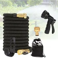 OEM Tuyau d'arrosage flexible noir, 30 m
