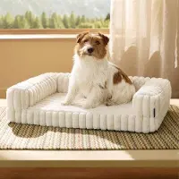 OEM Lit orthopédique pour chien, taille moyenne 76 x 51 x 16,5 cm, imperméable