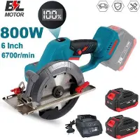 OEM Scie circulaire 800 W sans balais, 6 pouces, pour métal
