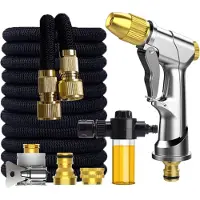 OEM Kit tuyau d'arrosage extensible - Flexible et anti-pliage - 22,5 m