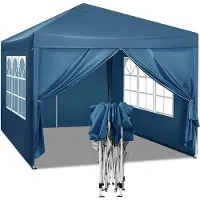 Markenlos Tente de réception 3x3 mètres - Imperméable, protection UV, avec sac de transport