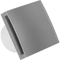 OEM Ventilateur mural argenté Ø 100 mm avec minuterie
