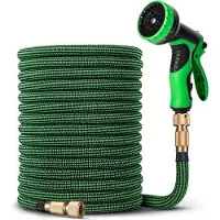 OEM Tuyau d'arrosage flexible de 30 m en latex, raccord en laiton