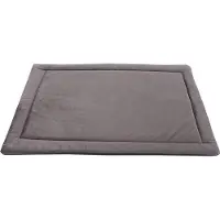 Markenlos Lit pour chien moelleux, antidérapant, lavable, en peluche, 89 x 58 cm, marron