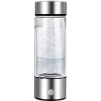 Famanu Générateur d'eau hydrogénée portable - Générateur d'hydrogène USB - Ioniseur d'eau riche en hydrogène - Bouteille d'eau alcaline - Idéal pour le bureau et les voyages