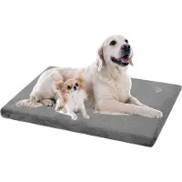 OEM Lit pour chien imperméable XXL, gris, 119 x 74 x 7,6 cm, lavable