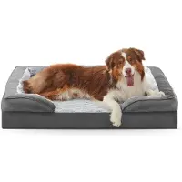 OEM Lit orthopédique pour grands chiens, mousse à mémoire de forme, 89 x 64 x 17 cm, lavable
