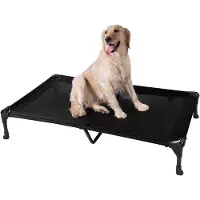 OEM Lit surélevé rafraîchissant pour chien XL noir