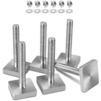 OEM Kit d'adaptateurs polyvalents à rainure en T, M6 x 35 mm, 6 pièces, barres de toit