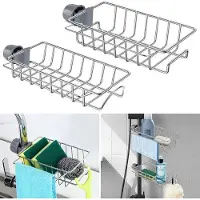 OEM Organisateur pour évier en acier inoxydable avec support pour robinet
