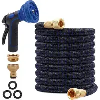 OEM Tuyau d'arrosage flexible extensible de 22,5 m avec 10 buses fonctionnelles