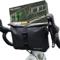 OEM Sacoche de guidon imperméable 3 L, noir, VTT gravel