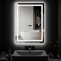 OEM Miroir de salle de bains à LED 450 x 600 mm, style moderne