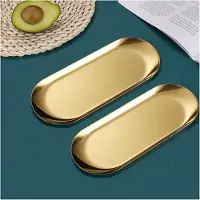 OEM Plateau doré - plateau décoratif doré, plateau décoratif doré - plateau décoratif doré, petit plateau miroir en acier inoxydable pour aliments, bijoux, cosmétiques, bougies, serviettes