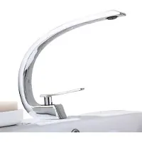 OEM Robinetterie de lavabo argentée pour salle de bains