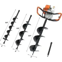 OEM Tarière à essence 52 cm³ pour poteaux de jardin